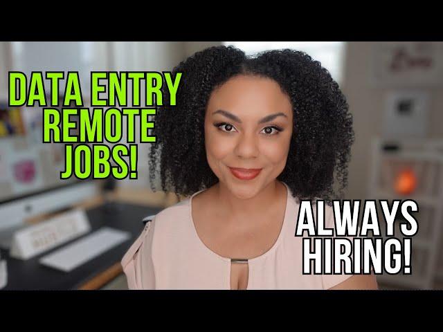 Remote Data Entry Jobs Always Hiring And Requirements 2024!