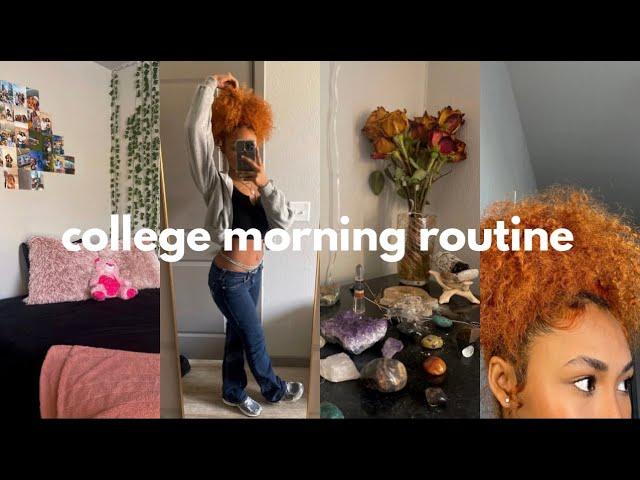 my college morning routine | sophomore 2023 | DAVINE RILEY