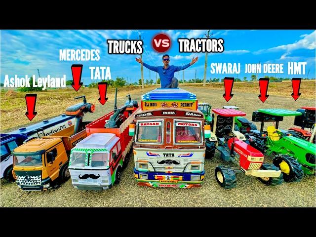 RC Most Powerfull Trucks Vs RC Tractors Testing - Chatpat toy TV