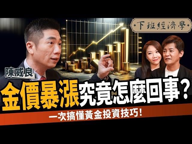 【股票】金價暴漲究竟怎麼回事？一次搞懂黃金投資技巧！ft. 陳威良｜下班經濟學520｜謝哲青 @TheStormMedia