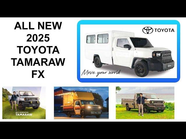 Toyota Tamaraw LWB Utility Van 2025 (Tamaraw FX)