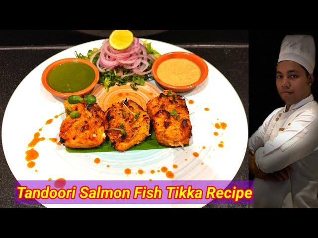 Tandoori Salmon Recipe | Tandoori Salmon Fish | Grilled Salmon | Tandoori Salmon Tikka (Fish Tikka).