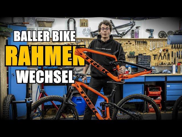 Rahmen tausch am BALLER BIKE PROJEKT