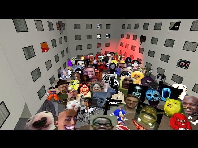 Too Much Nextbots in Liminal Hotel !!!