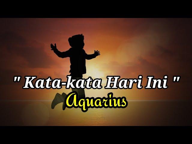 Ramalan Zodiak Aquarius 7 hari kedepan || kamu berpotensi kaya raya 