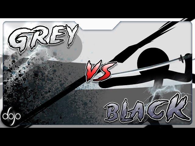 Black vs Grey - Stick Fight (by Hexal)