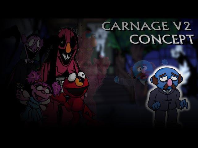 FNF: BROKEN STRINGS / SESAME STREET - CARNAGE V2 CONCEPT (Based on Teasers)