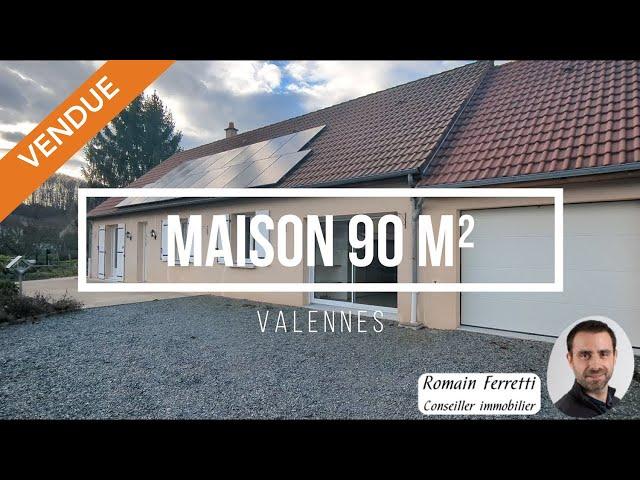 EXCLU vendue ! Maison 90 m² Valennes