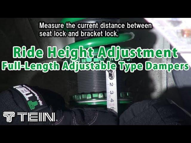 Ride Height Adjustment Full-Length Adjustable Type Dampers