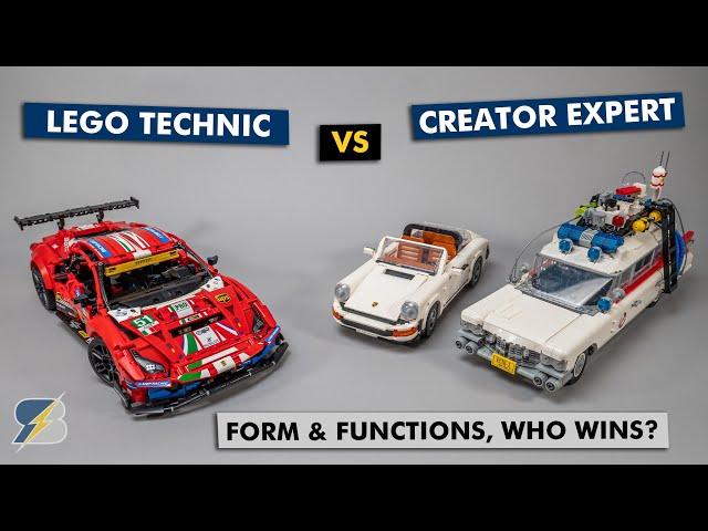 LEGO Technic vs Creator Expert - form & functions, who wins?