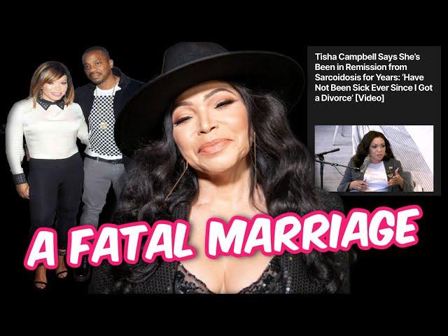 TISHA CAMPBELL OPENS UP ABOUT ESCAPING FATAL MARRIAGE! MAGICALLY NO SYMPTOMS OF INFLAMMATION DISEASE