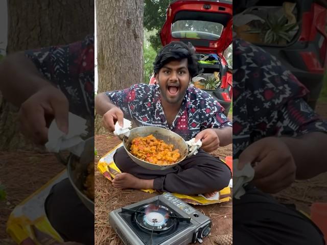 Friends tho Outdoor Cooking ante Mamulga Undadhu mari  #trending #shorts #youtubeshorts