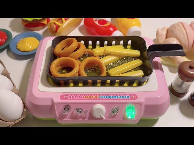 [toy asmr] Frying Food  Unique Cooking toy 튀김 장난감 놀이