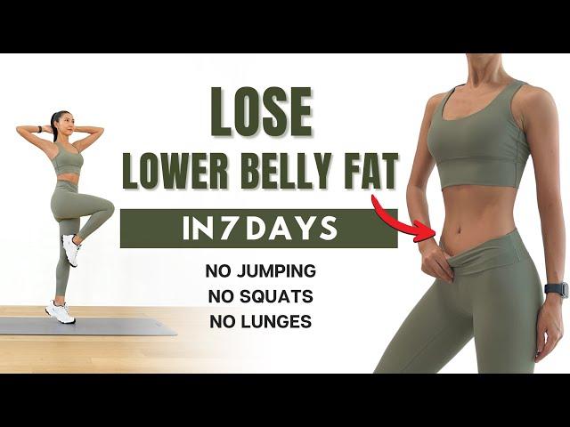 LOSE LOWER BELLY FAT in 7 Days30 MIN Non-stop Standing Abs Workout - No Squat, No Lunge, No Jumping