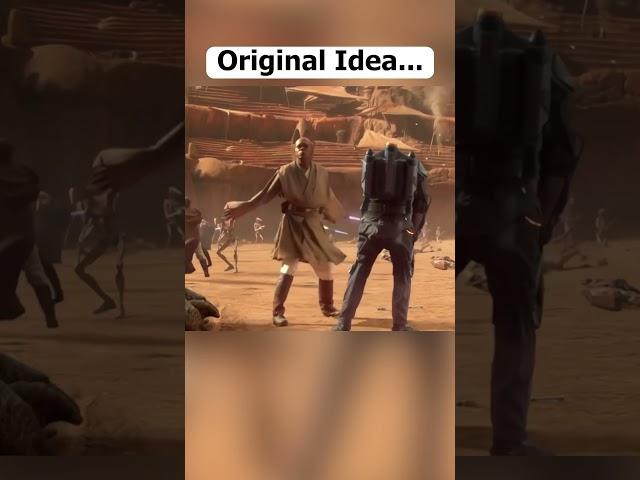 Jango Fett's ORIGINAL Death Scene! Is This BETTER? #starwars #jangofett #macewindu #shorts