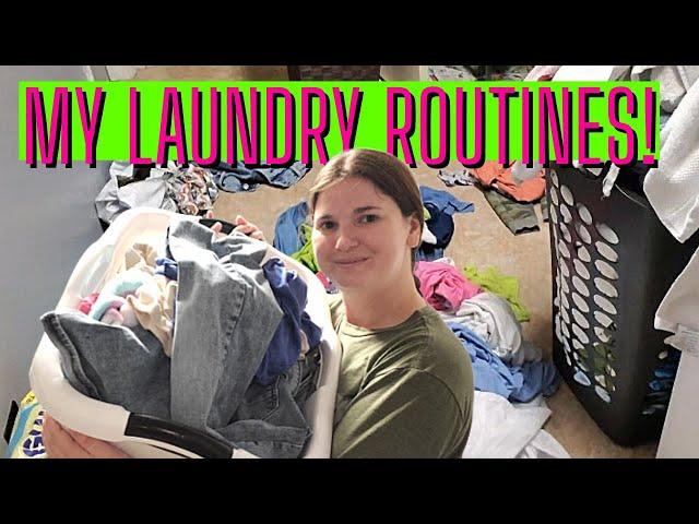 LAUNDRY MOTIVATION VIDEO | MY LAUNDRY ROUTINES AS A STAY AT HOME MOM!