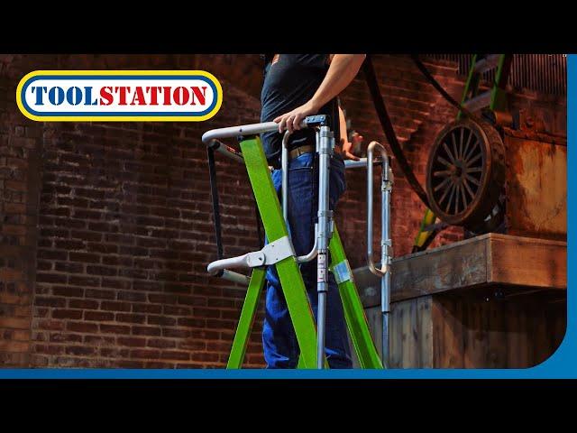 How To Setup & Use The Little Giant Safety Cage 2.0 Ladder | Toolstation