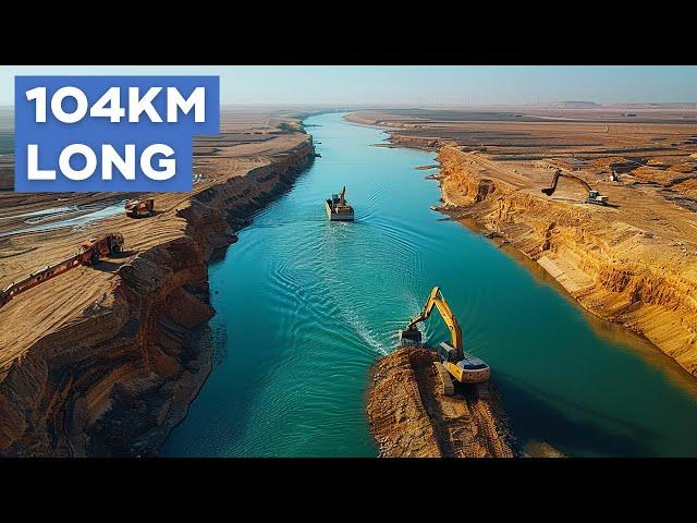 The World's Largest Artificial Rivers Under Construction