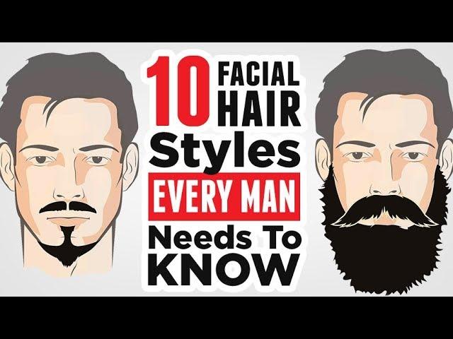 Top 10 Men's Facial Hair Styles (2024) EVERY Man Should Know