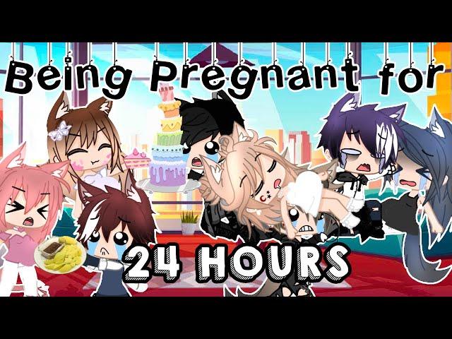 BEING PREGNANT FOR 24 HOURS!! || 24 Hours Challenge || Gacha Club || GLMM || Audrey Cookie ||