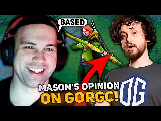 MASON'S OPINION on GORGC! | HIGH MMR GAME MASAO on WINDRANGER CARRY!