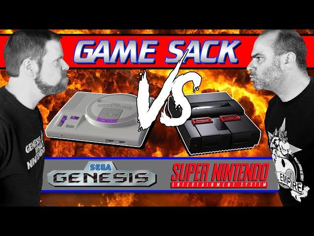 Sega Genesis VS Super Nintendo - Game Sack