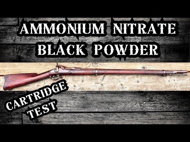 Ammonium Nitrate Black Powder Cartridge Test