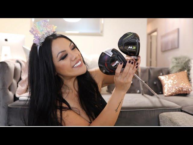 Birthday Golf Haul | TaylorMade M4 Driver & M2 Fairway Wood | Francesca Fox