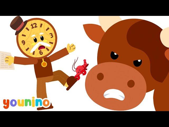 Hickory Dickory Dock | The Bull  | younino nursery rhymes