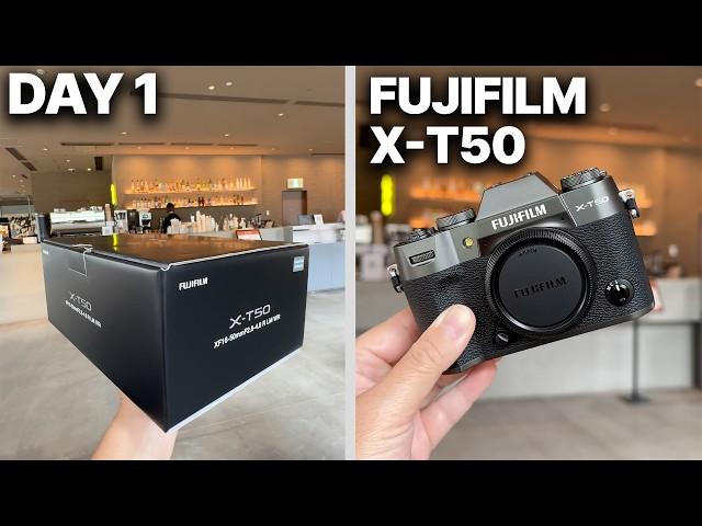 Is FUJIFILM X-T50 Beginner Friendly? First 24 Hour Review!