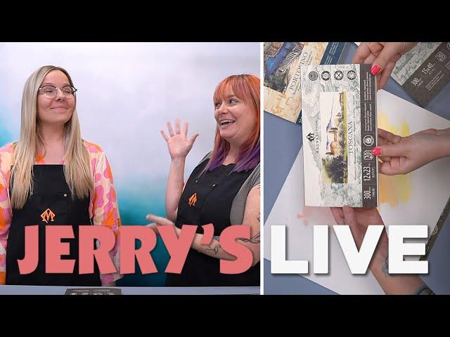 Jerry's LIVE Episode #JL336: Magnani 1404 - Professional 100% Cotton Watercolor Papers