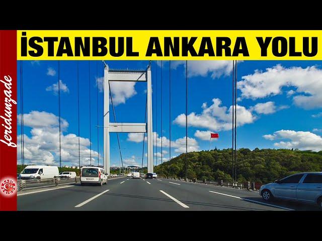 İstanbul Ankara yolu | Kocaeli | İzmit | Sakarya | Düzce | Bolu | Ankara | Kızılay | Yolun Tamamı |