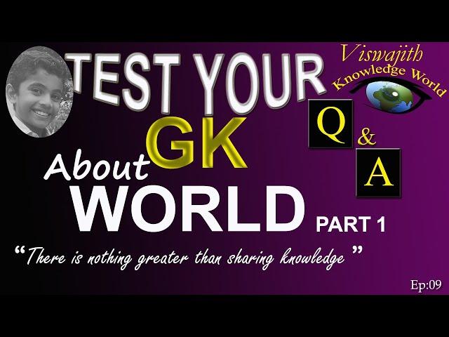 General Knowledge Questions and Answers About World For Competitive Exams/ Students / Quiz /GK World