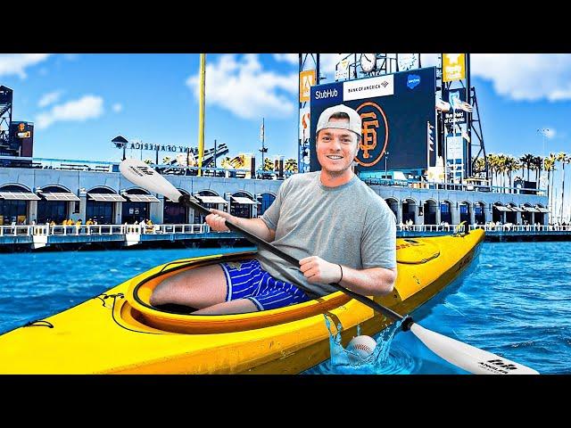 Watching an MLB Game from the Ocean