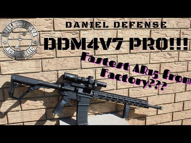 Daniel Defense DDM4V7 Pro // Competition Ready AR15 // Fast AR15