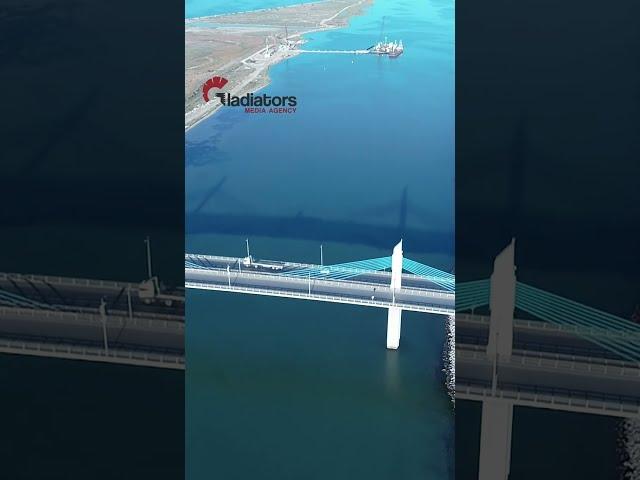 Rades bridge in Tunisia: Aerial Tour