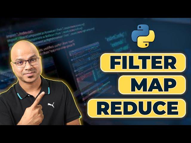 #43 Python Tutorial for Beginners | Filter Map Reduce