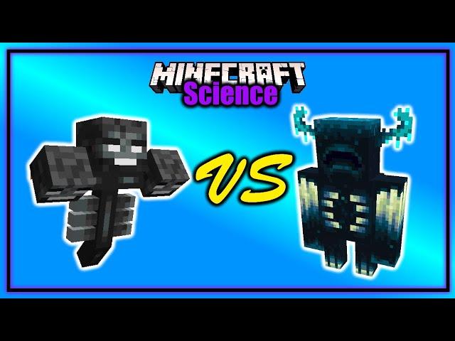 EPIC Battle: Warden vs Wither! (Java Edition) | Minecraft Science