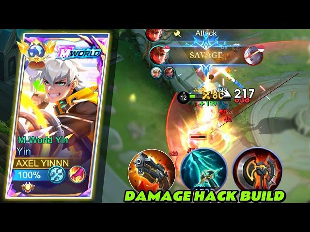 YIN SKY PIERCER + WAR AXE BUILD IS CRAZY | YIN SAVAGE BUILD & EMBLEM 2024 | MOBILE LEGENDS YIN