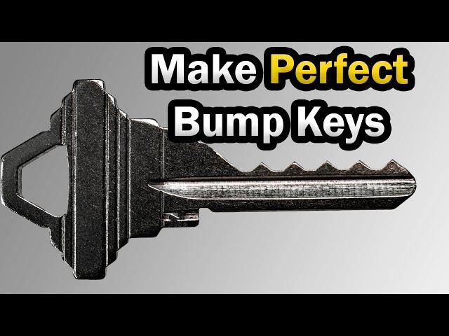 How To Cut A Bump Key || Learn To Make Bump Keys!