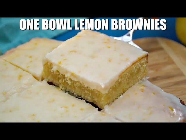 How to Make Lemon Brownies - Sweet and Savory Meals