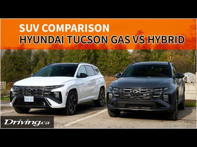 2025 Hyundai Tucson Gas vs Hybrid | SUV Comparison | Driving.ca