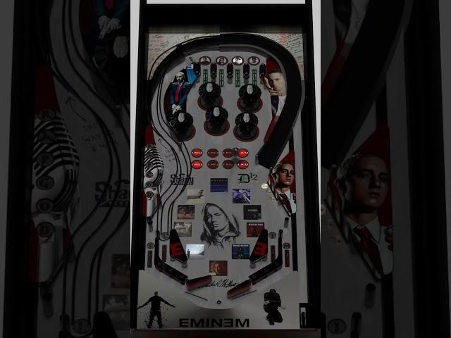 Did You Know Theres an #Eminem Pinball Table?  #EminemMusic #Pinball #8Mile #50Cent #GUnit #VPX