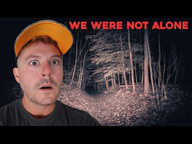 (VERY SCARY) We Were Definitely NOT ALONE while CAMPING in the HAUNTED FOREST