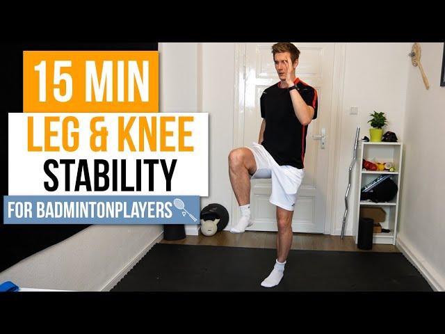 15 Min Leg & Knee Stability Workout | Follow Along - Homefriendly