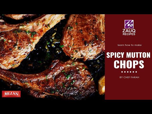 How To Make Spicy Mutton Chops - Chef Farah Muhammad