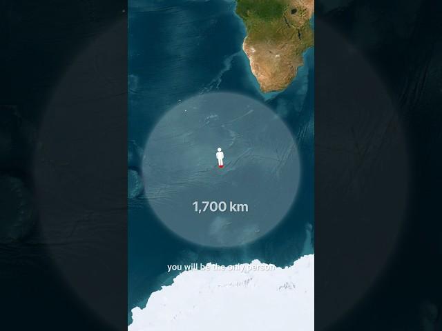 The Most Remote Uninhabited Island in the World  Bouvet Island ️#map #geography #explanation