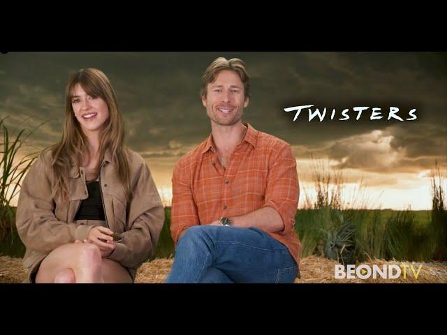 Glen Powell and Daisy Edgar-Jones on how "Twisters" pays tribute to the original