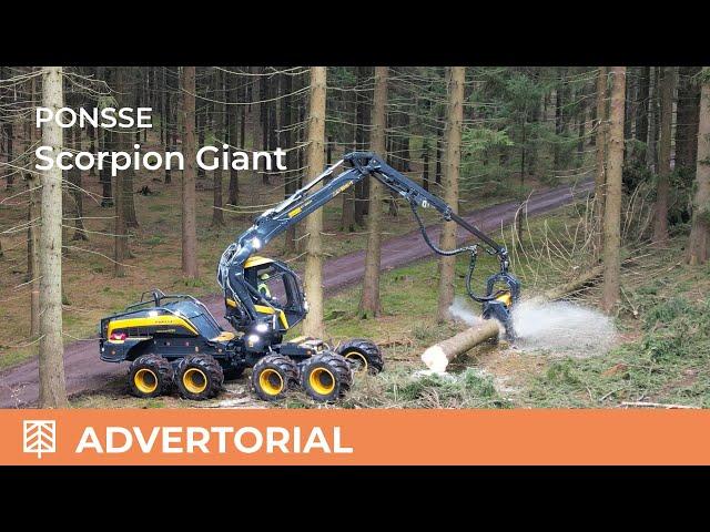 PONSSE Scorpion Giant – nový mýtní harvestor představen v ČR