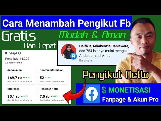 Mudah! Cara Menambah Pengikut Netto Di Facebook || Cara Menambah Followers FB Gratis